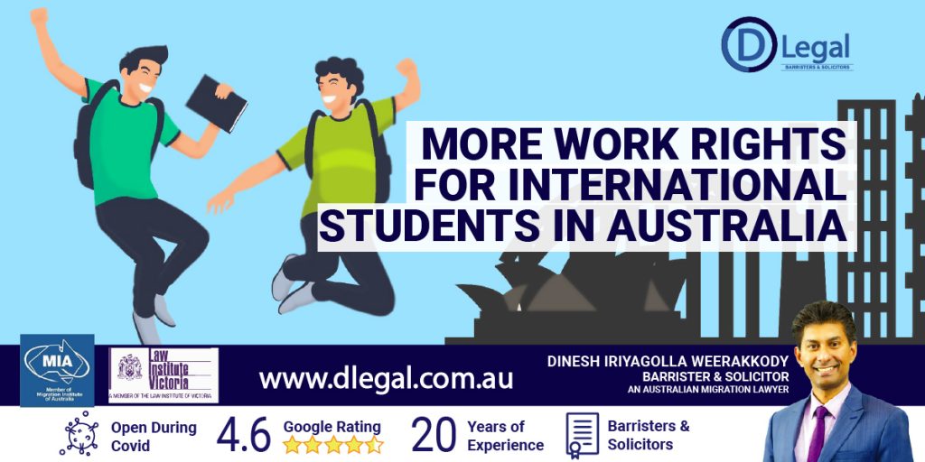 phd student work rights australia